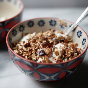 Granola aux canneberges