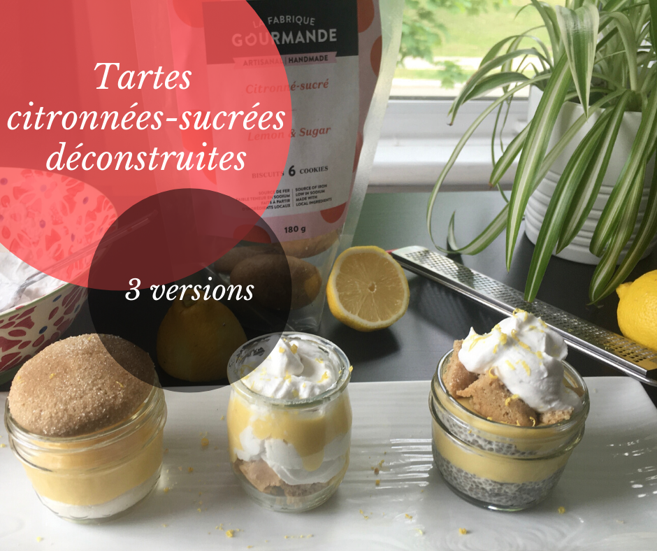 Tarte au citron aux petits fruits sans cuisson dans un pot Mason