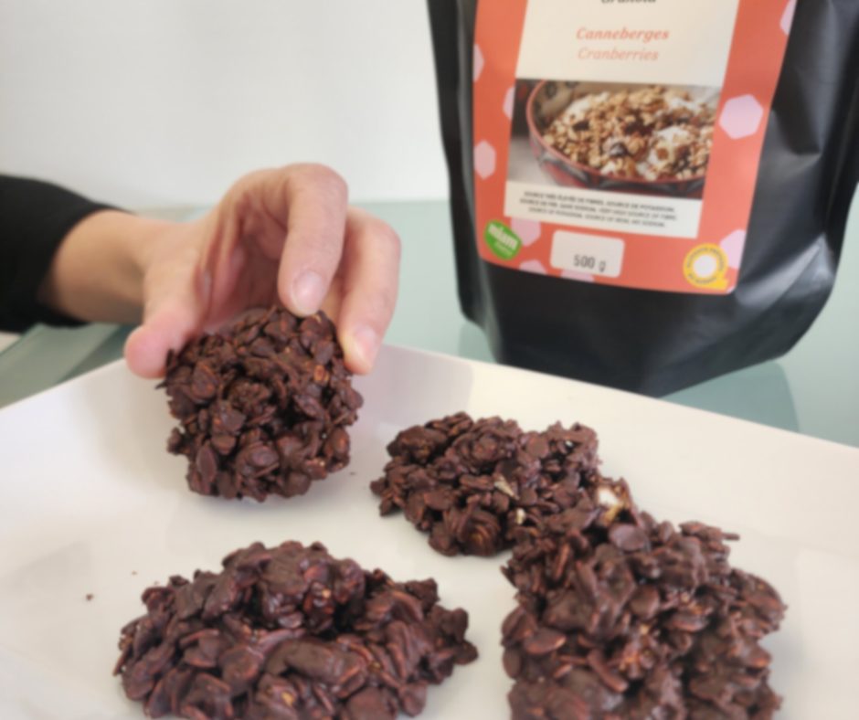 Granola enrobé de chocolat