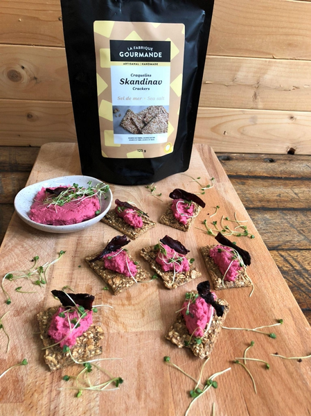 Houmous rose
