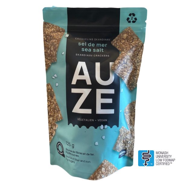 Craquelins Skandinav au sel de mer certifié Faible en FODMAP