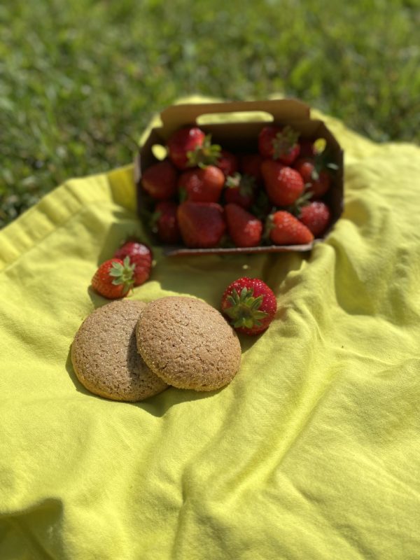 Biscuits fraise et citron